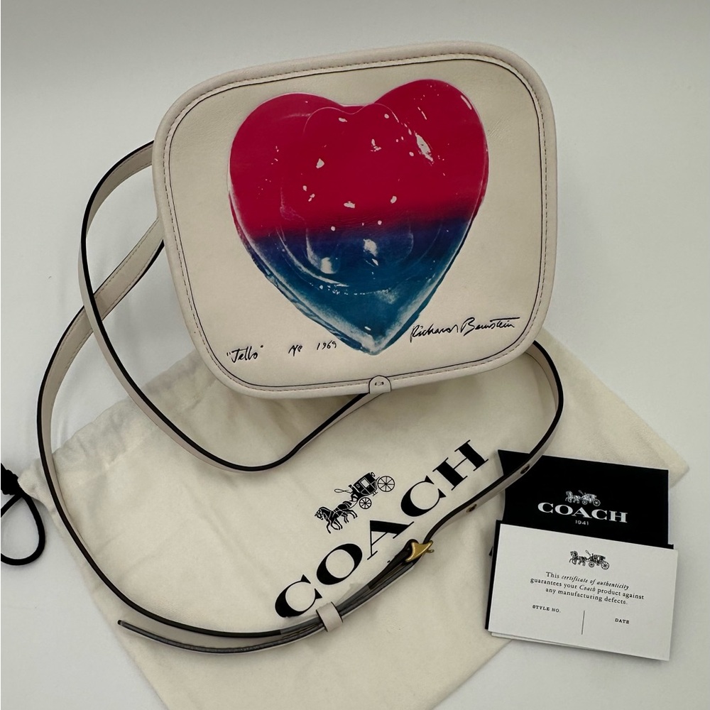 Coach X Richard Bernstein “Jello Heart” Crossbody Bag